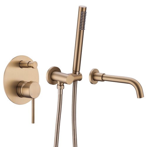 Wall mounted bath shower - mounted,