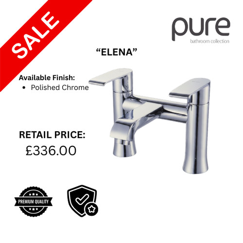 Pure elena bath filler mixer - bath,