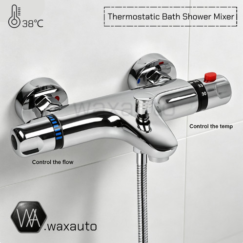 Chrome bathroom thermostatic - chrome,