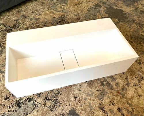 Wall mounted solid surface - wall,