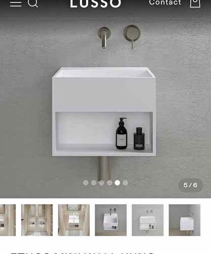 Lusso ethos mini wall - wall, hung