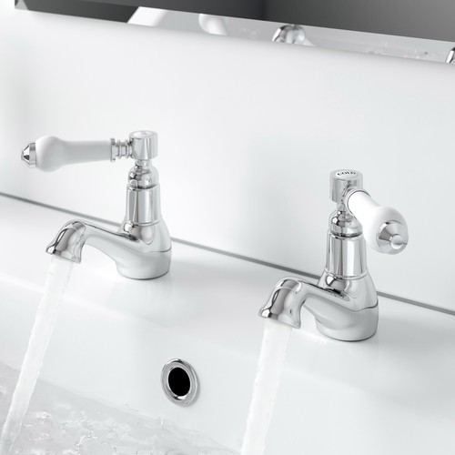 Basin taps chrome - basin, brass
