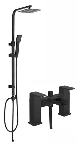 New matt black - black, square
