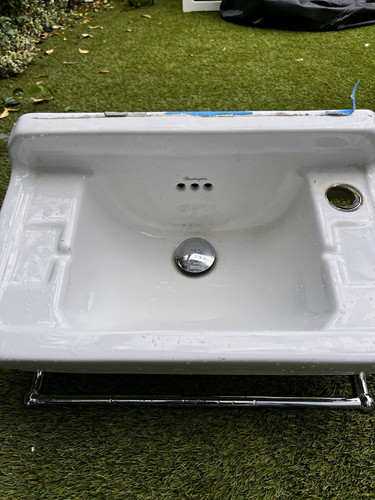 Burlington white ceramic basin - burlington,