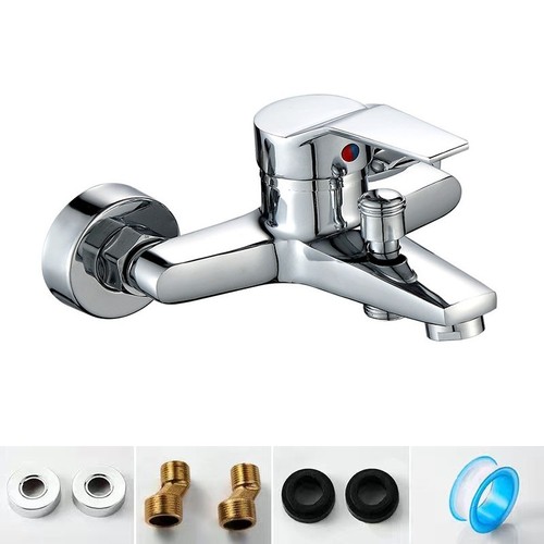 Chrome wall mounted bath - mounted,