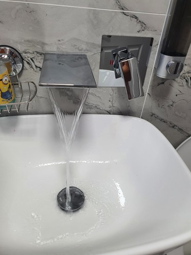 Wall mounted waterfall - mounted,
