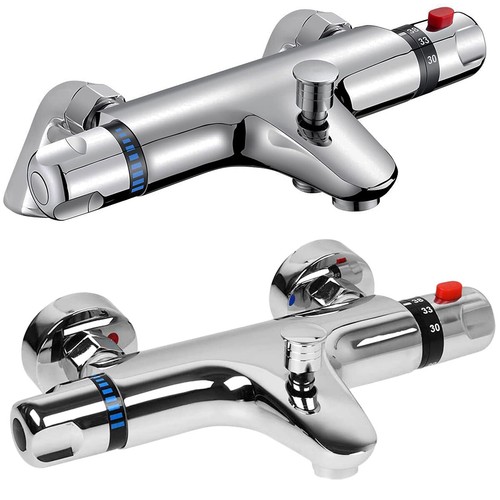 Exposed thermostatic bath - exposed,