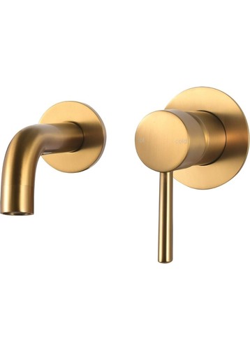 Wall mounted basin mixer - mounted, taps