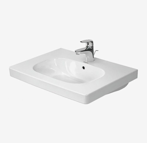 White ceramic wall - ceramic, mounted