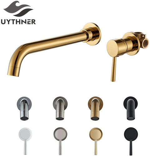Wall mounted basin faucet - wall,