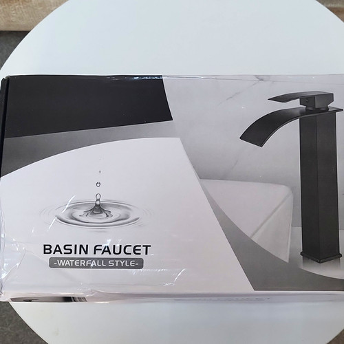 Wall mounted waterfall basin - wall,
