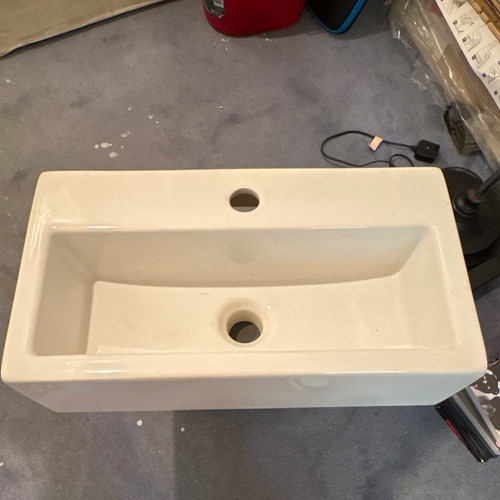 White gloss ceramic - white, wall