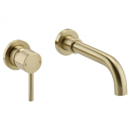 Brass wall mounted swivel - brass,