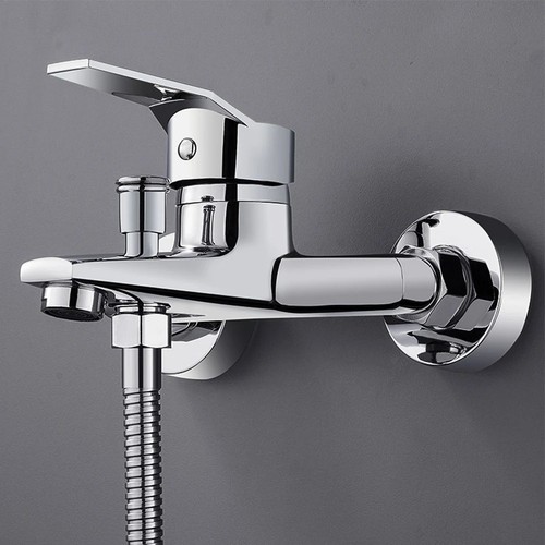 Chrome wall mounted bath - wall,