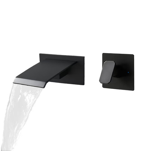 Wall mounted bath taps chrome - wall,