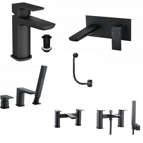 Designer matt black bath - designer,